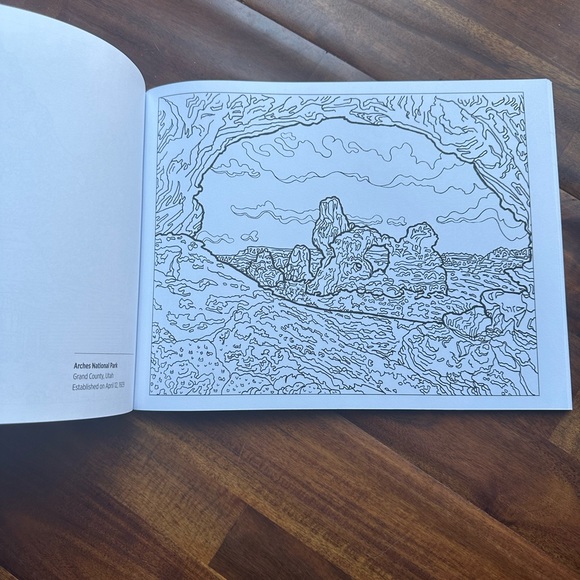 Brand New National Parks Coloring Book - Picture 2 of 4